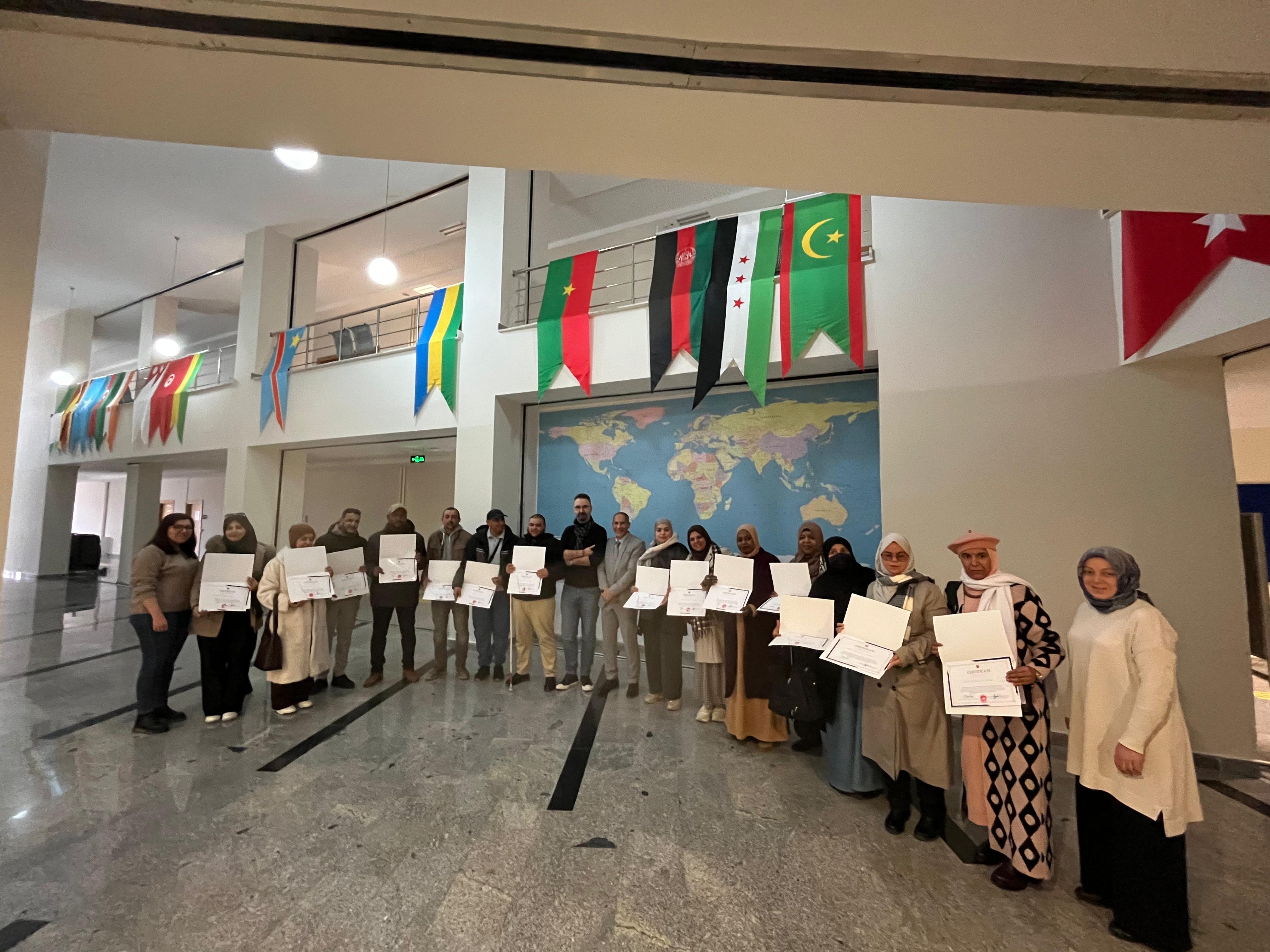 Kasdi Merbah University of Ouargla Uluslararası Hizmet İçi Eğitim Programı Sertifika Töreni ile Tamamlandı